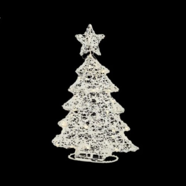 Warm White Led Soft Acrylic Tree - 74cm
