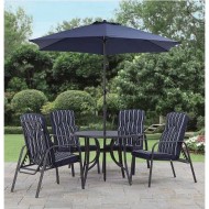 Casablanca 4 Seater Round Cushioned Set