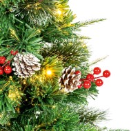 The Tree Company Fibre Optic New Jersey Christmas Tree - 1.8m