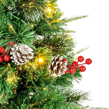 The Tree Company Fibre Optic New Jersey Christmas Tree - 1.8m