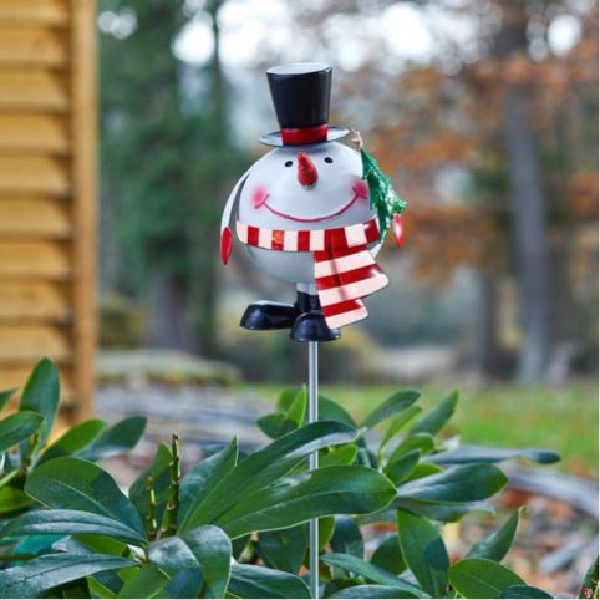 Wobbly Snowman Stake