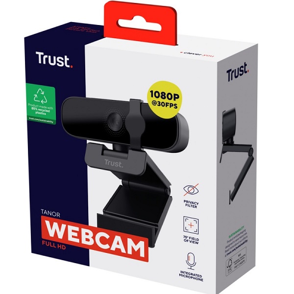Trust Tanor 1080p Full Hd Webcam 25548