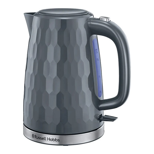 Russell Hobbs Honeycombe Grey Kettle 1.7ltr 3kw 26053