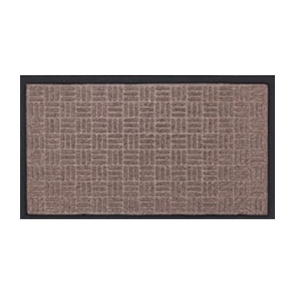 Dunco Tile Effect Mat 45cm X 75cm Brown