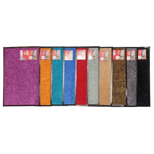 Dosco Wash & Clean Mat 60 X 90cm - Asst Cols