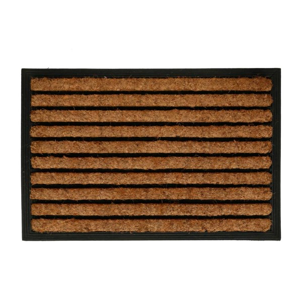 Koko Mat Rubber Back With Coir Strips 40cm X 60cm