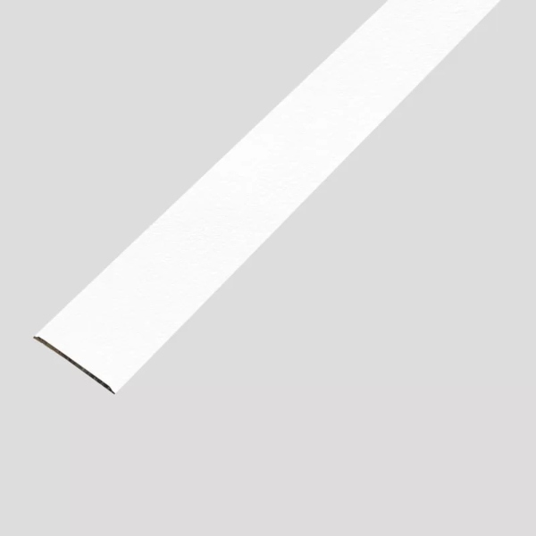 Cover Profile White 2mmx25mmx2.4mtr (b005)