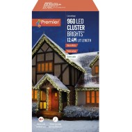 Premier 960 LED Multi-Action Clusterbrights with Timer Warm White
