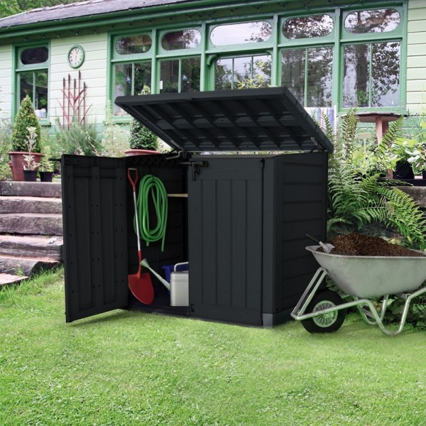 Keter Store-It-Out Max 1200L Weather Resistant Garden Storage Shed - Grey