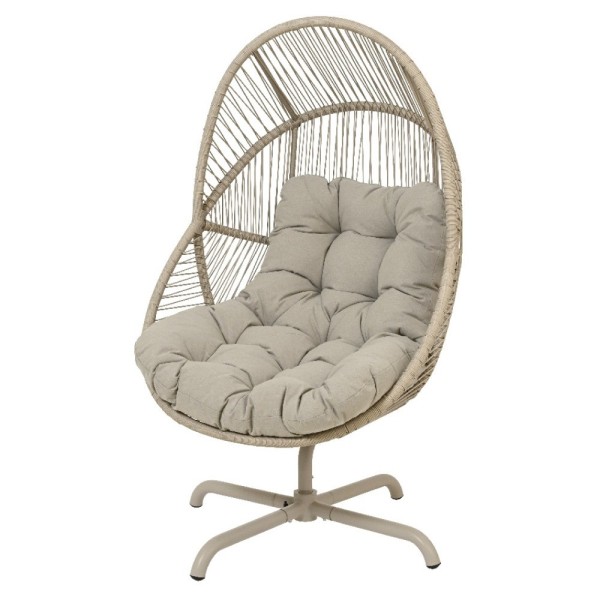 Ashley Natural Taupe Swivel POD Garden Chair