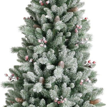 Everlands Frosted Windham Spruce Tree 7ft