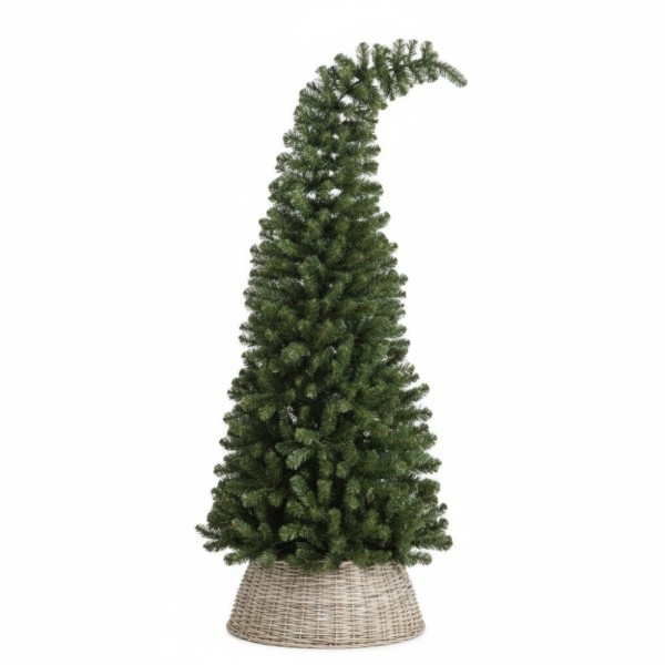 Festive Green PVC Bendy Christmas Tree 1.8m