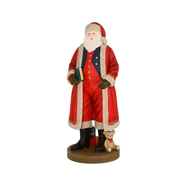 Kaemingk Standing Santa Figure with Gifts - 163cm