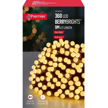 Premier 360 Low Voltage Multi-Action LED Mini Berry Lights - Warm White