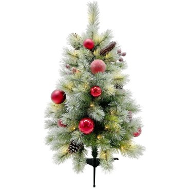 Connecticut Spruce Pre-Lit Mini Tree - 3ft