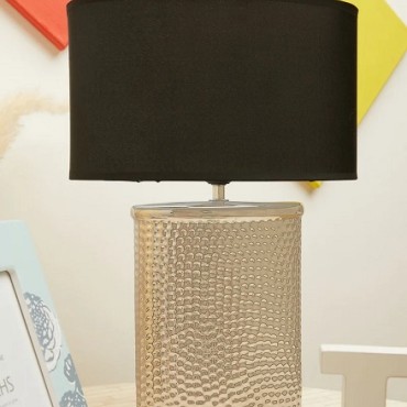 Lamp Table Regents Park Hammer Chrome Lg