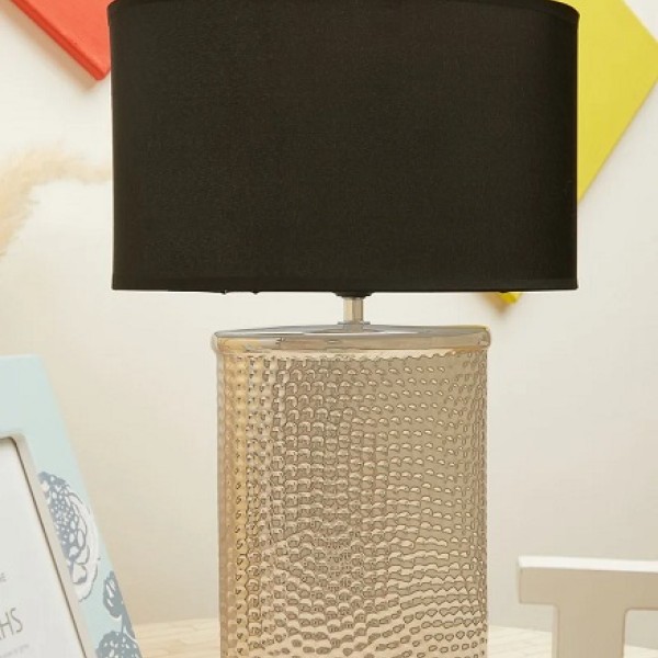 Lamp Table Regents Park Hammer Chrome Lg