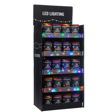 Festive 20 Multi-Coloured LED Retro Party Lights