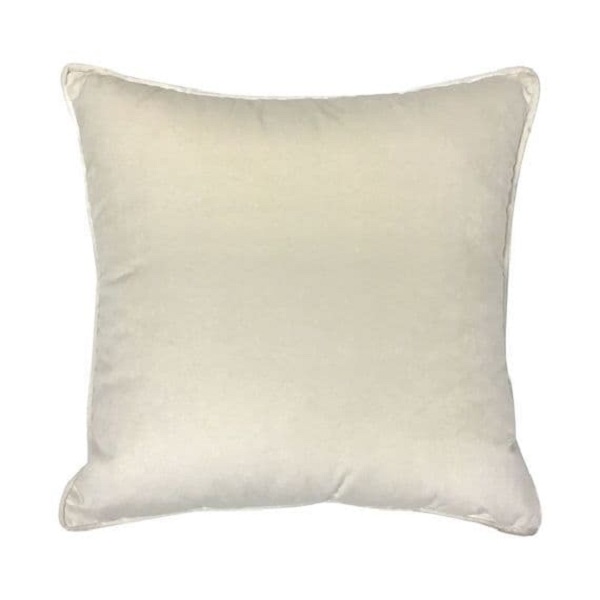Fullshire Velvet Piped Natural 55x55cm 329542