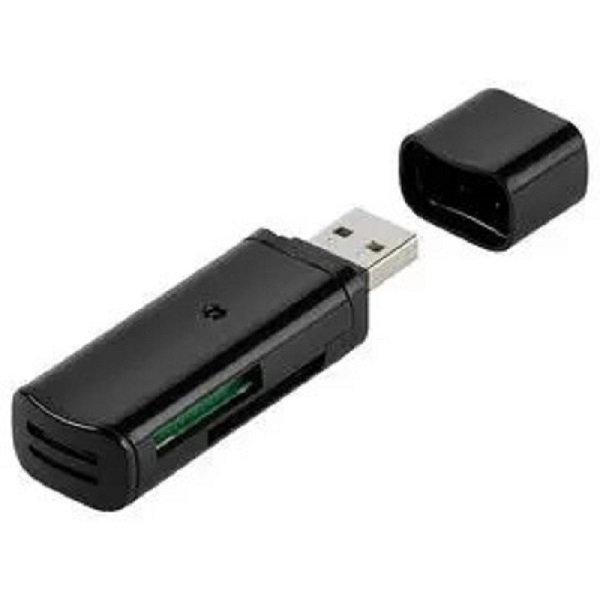 Vivanco Usb 2.0 High Speed 4 Slot Multi Card Reader Black -  36656