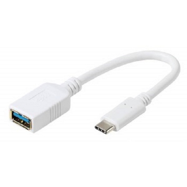 Vivanco Adapter Usb C Male To Usb 3.0 Female Socket 0.1m 37559
