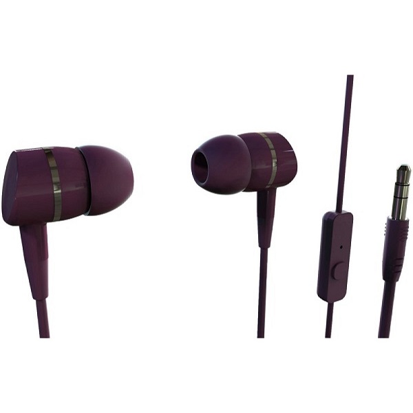Vivanco Earphones Stereo With Microphone Berry 38012