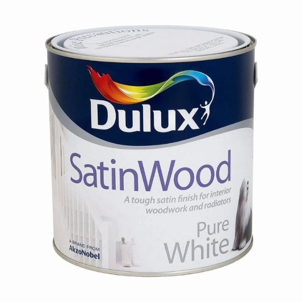 Du Satinwood Pure White 2.5l.