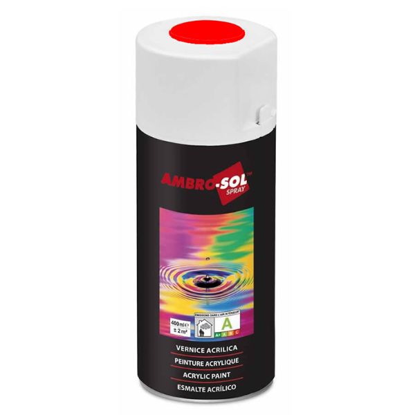 Ambrosol Red Gloss Spray Paint 400ml