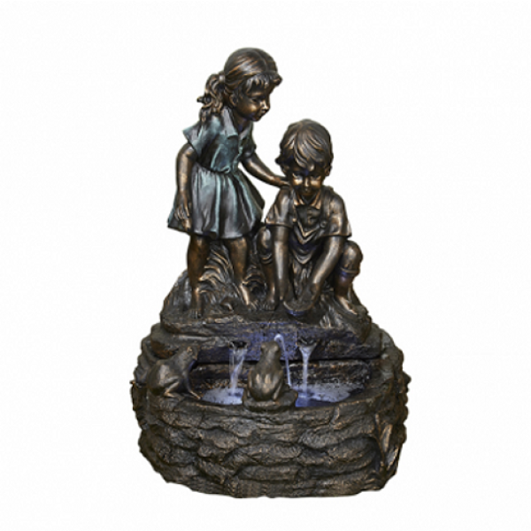 Curious Children Water Feature Inc Leds
