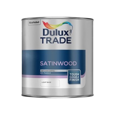Dulux Trade Satinwood Light Base 1l 5183262 Satin