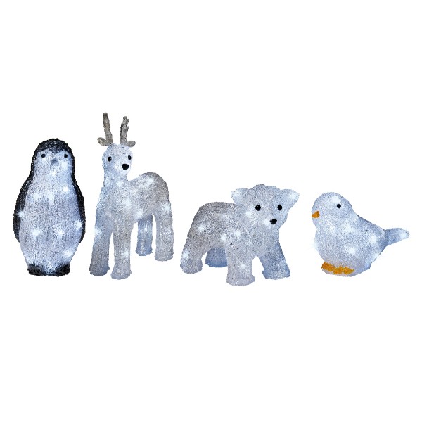 Led Animals Acrylic Bird  Deer  Penguin  Bear Stea