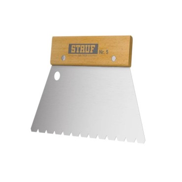 No 5 Notched Trowel  (1) Stauf (d)
