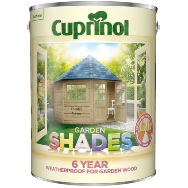 Cuprinol Garden Shades Country Cream 5l 5092590 Matt
