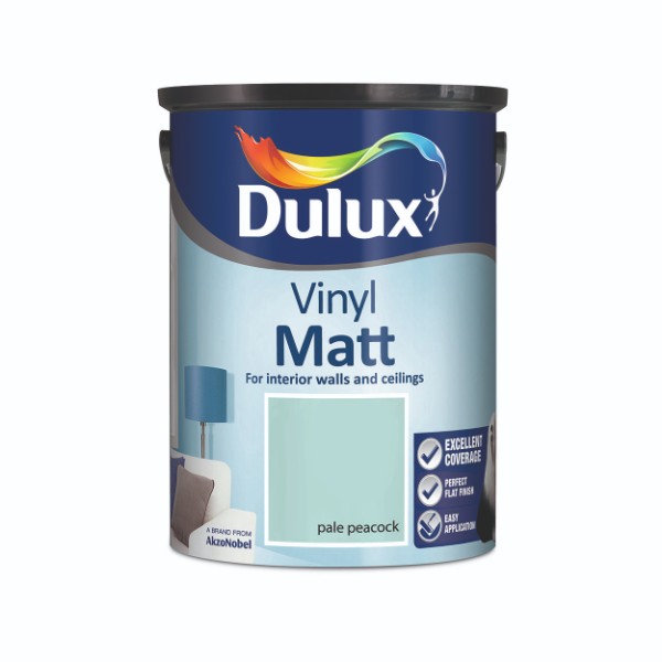 Dulux Vinyl Matt Pale Peacock 5l 5089961 Matt