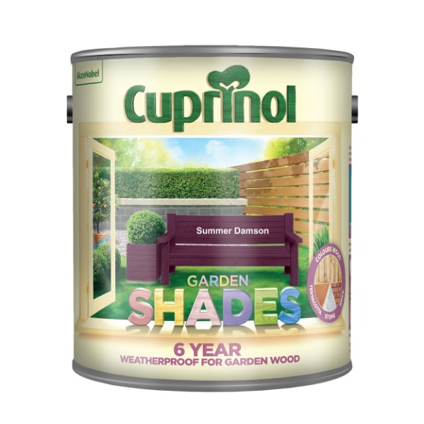 Cuprinol Garden Shades Summer Damson 2.5l 5122396 Matt