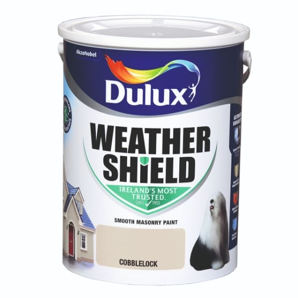 Dulux Weathershield Cobble Lock 5l 5123713 Matt