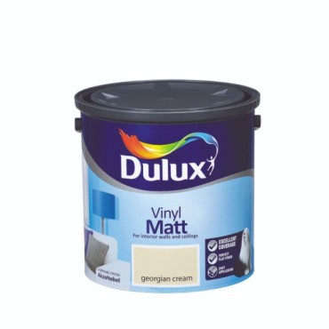 Dulux Vinyl Matt Georgian Cream 2.5l 5157544 Matt