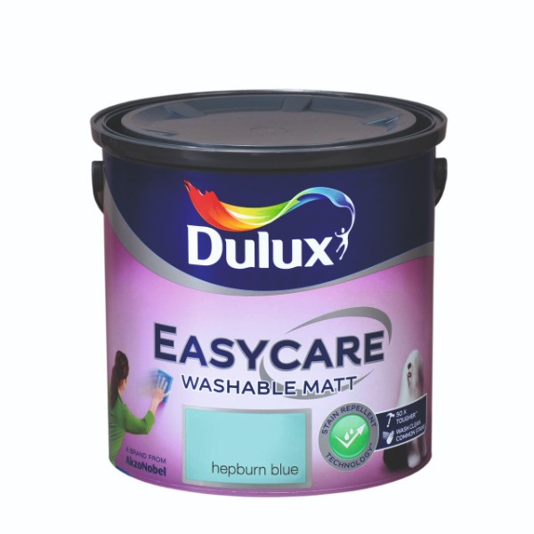 Dulux Easycare Matt Hepburn Blue 2.5l 5214866 Matt