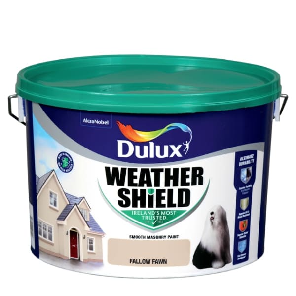 Dulux Weathershield Fallow Fawn 10l 5218260 Matt