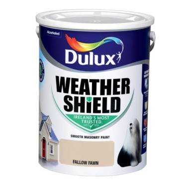 Dulux Weathershield Fallow Fawn 5l 5218261 Matt