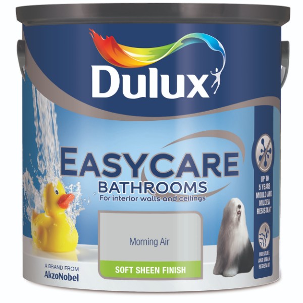 Dulux Easycare Bathrooms Morning Air 2.5l 5270129 Matt