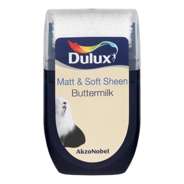 Dulux Matt Tester Buttermilk 30ml  5301529 Matt