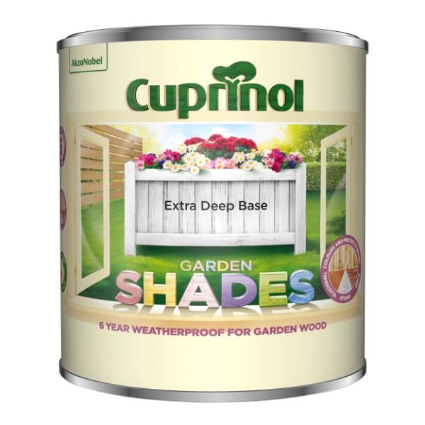 Cuprinol Colour Mixing Garden Shades Extra Deep Base 1l 5281580 Matt