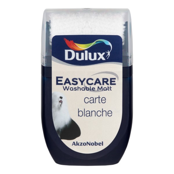 Dulux Easycare Matt Tester Carte Blanche 30ml  5322574 Matt
