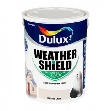 Dulux Weathershield Cashel Clay 5l 5327832 Matt