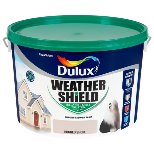 Dulux Weathershield Rugged Shore10l 5328095 Matt