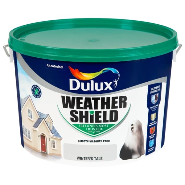 Dulux Weathershield Winter's Tale 10l 5328096 Matt