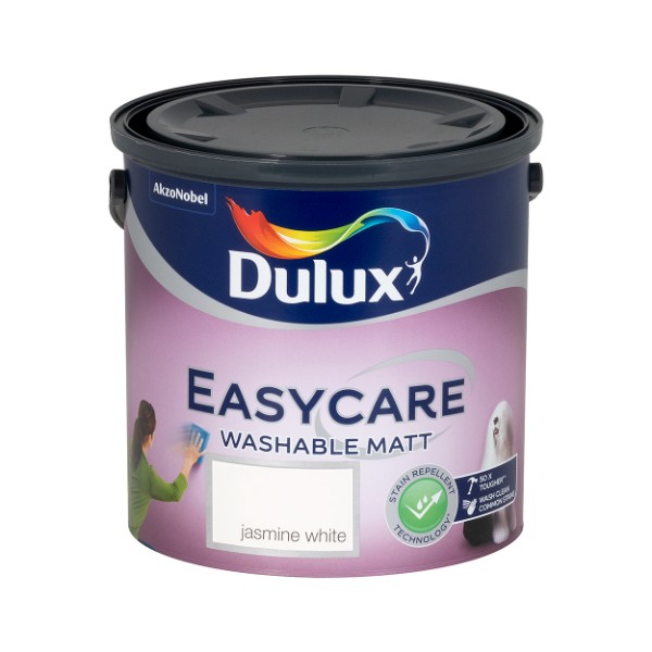 Dulux Easycare Matt Jasmine White 2.5l 5487776 Matt