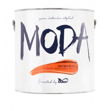 Dulux Moda Matt Retro Rust 2.5l 5487796 Matt
