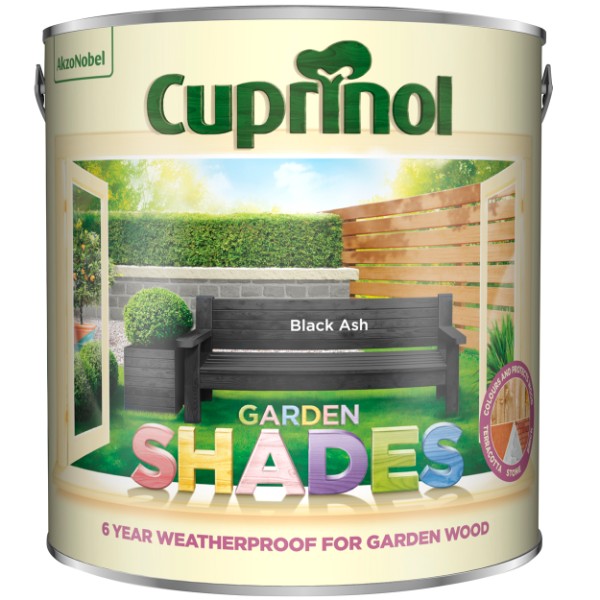 Cuprinol Garden Shades Black Ash 2.5l 5083469 Matt